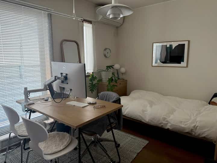 在宅ワーク中心の部屋👩🏻‍💻
#7畳　#一人暮らし