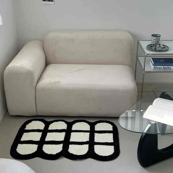 Monochrome Rug ラグ