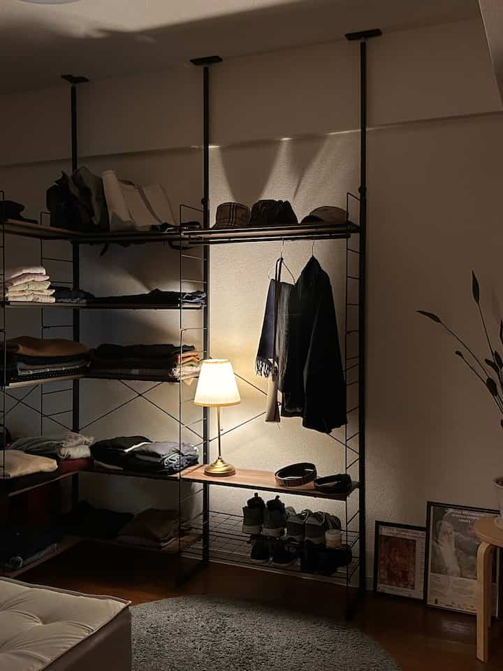 #二人暮らしインテリア#2人暮らしインテリア#賃貸インテリア#クローゼット
