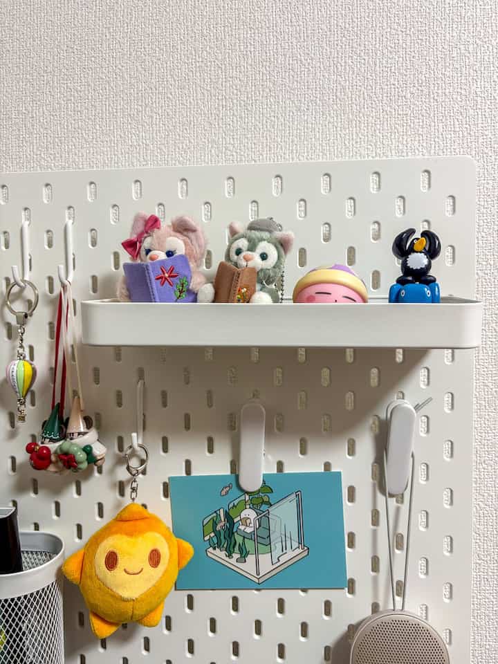 #カラフルインテリア #カラフル #デスク周り #IKEA #イケア #有孔ボード 