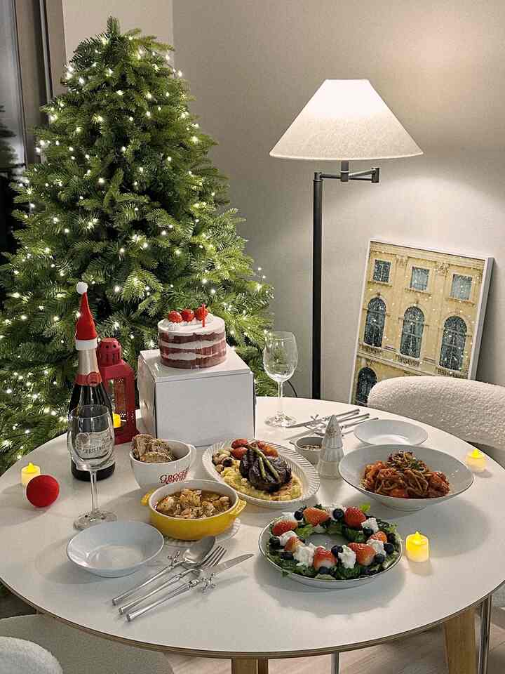 Chateau カトラリー 2人用 8点 フルセットを使ったコーディネート 3