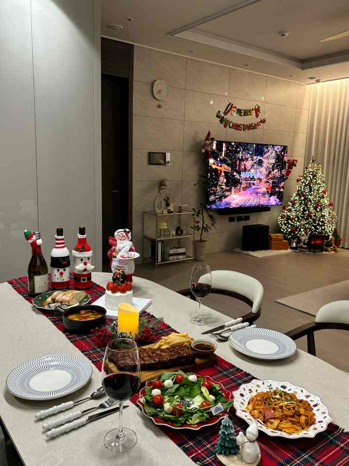  #homeparty #멜크 #크리스마스트리 #christmas