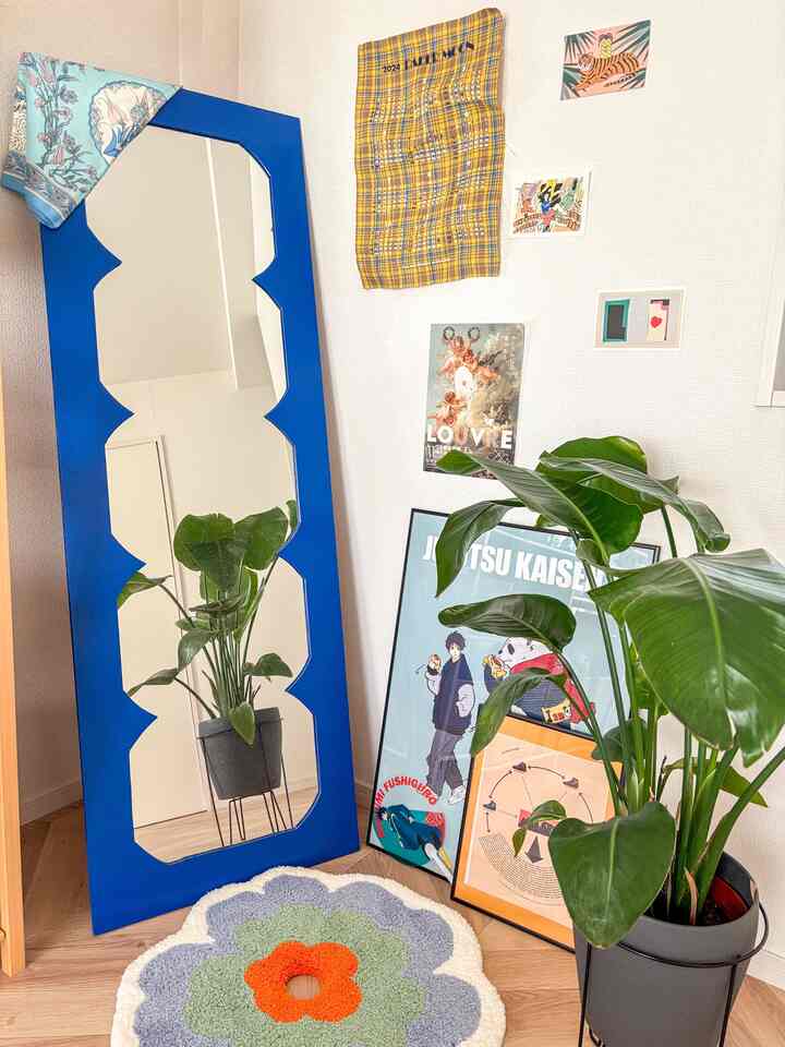 #カラフルインテリア #カラフル #IKEA #イケア #全身ミラー #ミラー
