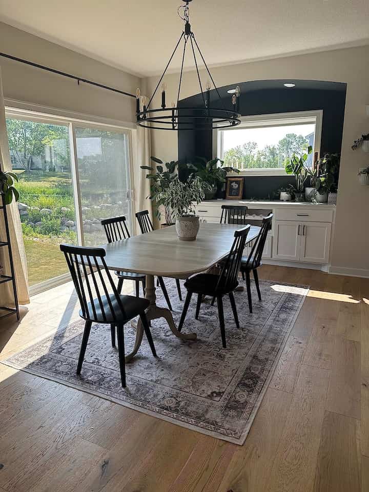 Embracing the essence of Japandi style with this stunning big dining table set! 🥢✨ The perfect blend of simplicity and elegance, creating a serene space for gathering and sharing meals. #JapandiStyle #DiningInspo #HomeHarmony 