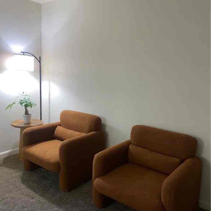 Two cozy lounge chairs for the perfect duo 💑✨ One for me and one for my love—here’s to endless chats and cozy moments together! 
#CoupleGoals #CozyVibes #ModernChairs #MinimalistDecor #CozySeating