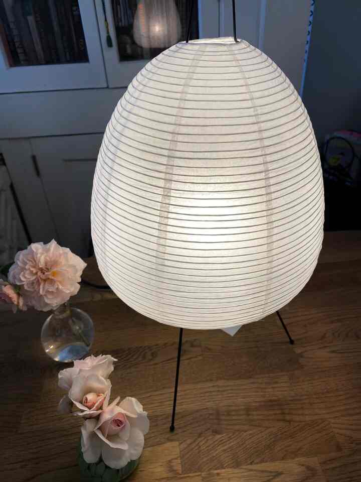 Whimsical vibes with this adorable paper table lamp and a touch of pink flowers 🌸💡 The perfect duo for a cheerful space! 

#HomeInspo #FloralDelight #PaperLamp #MidCenturyModern #MinimalistDecor