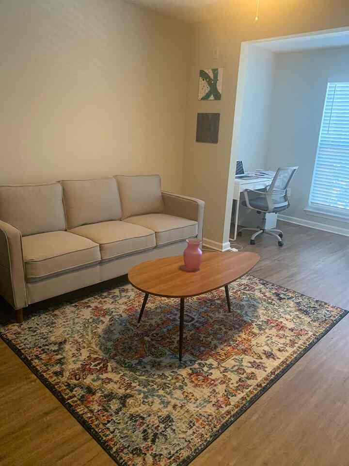 Complimenting my Scandi vibes with this beautiful brown coffee table! Perfect contrast with the cozy carpet below ☕️✨ #ScandiStyle #HomeDecor #CozyLiving
