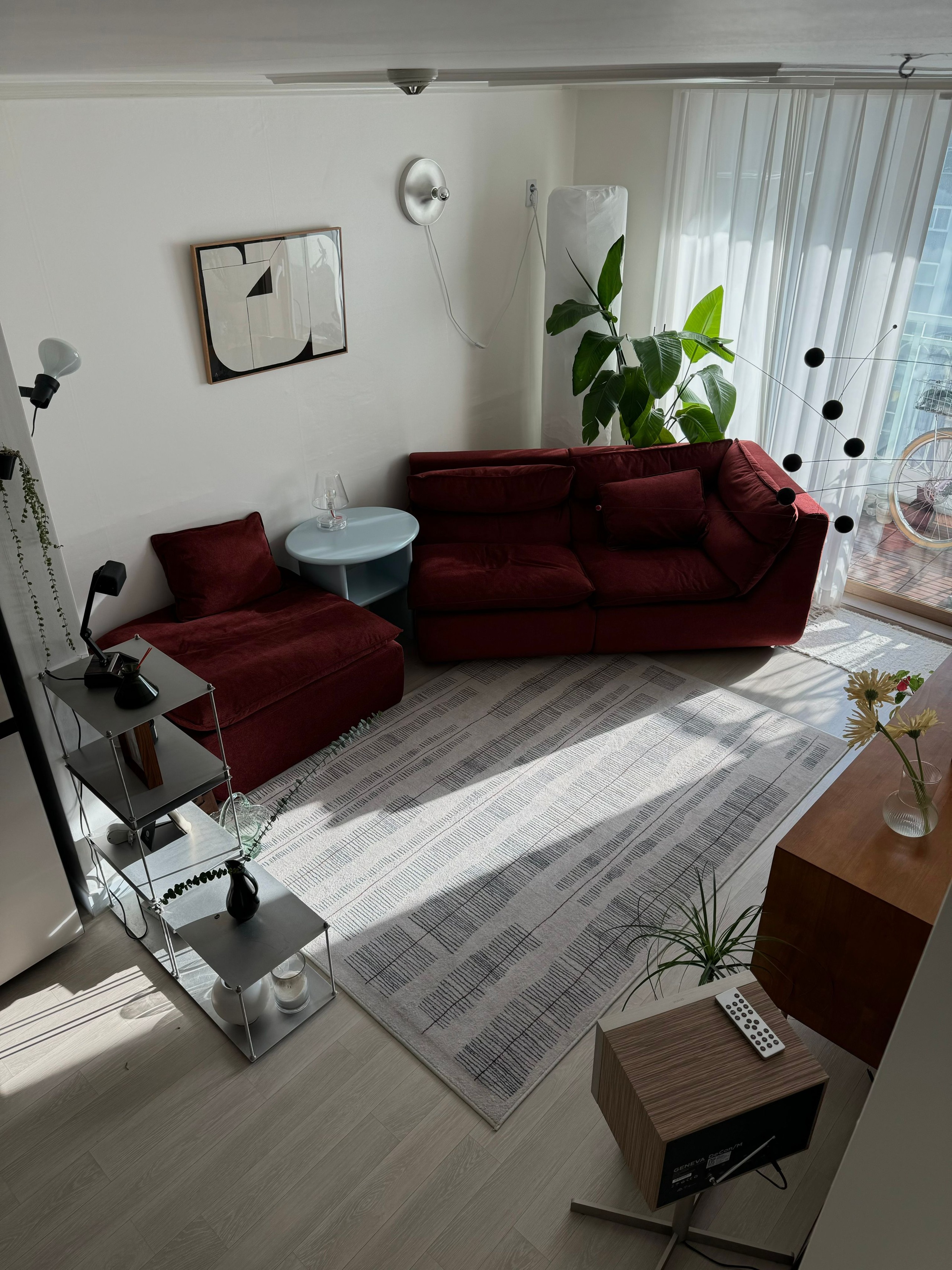 rhombus lab 4段 モジュールラック［5種］ シルバー スチール 奥行き