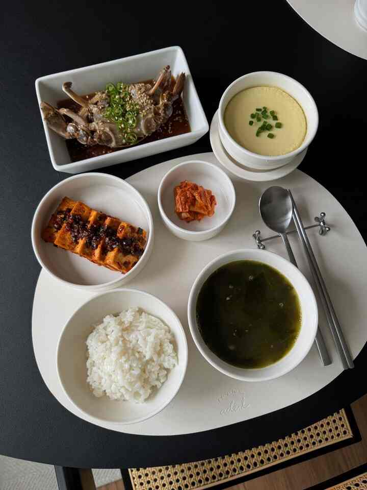 Pebble ランチョンマット 2枚セット［6色］を使ったコーディネート 3