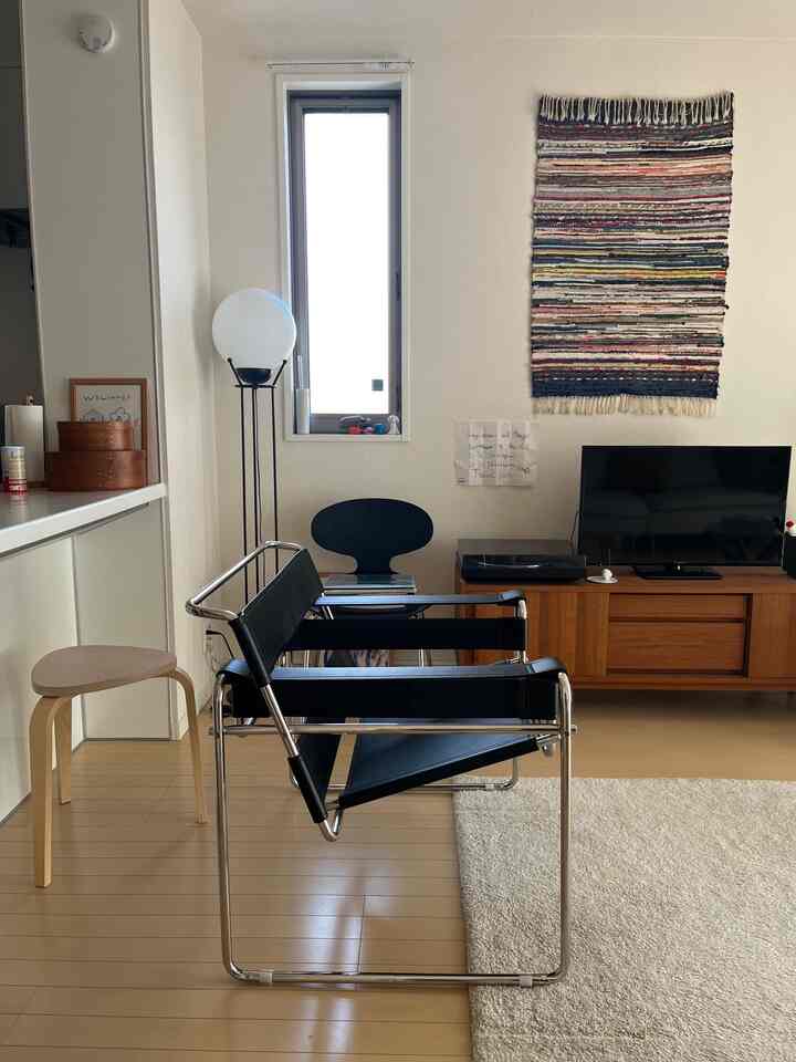 横から見てもうちゅくしー
#ワシリーチェア
#livingroom