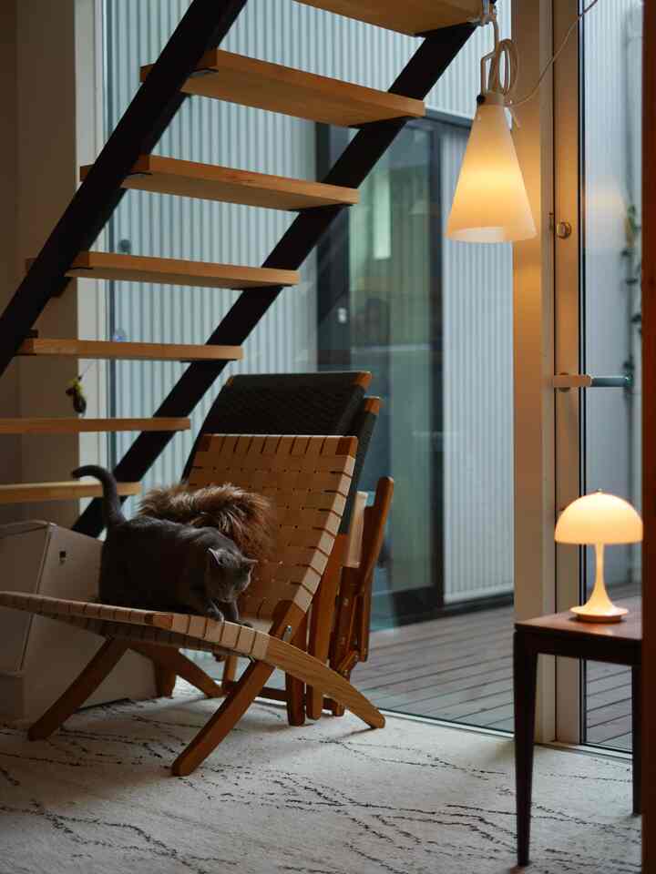 NEWライト💡
 #階段下 #FLOS #MAYDAY #照明 