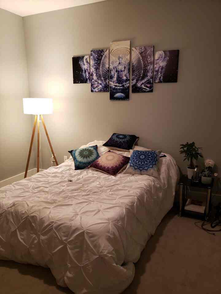 Transforming my bedroom into a boho paradise with these gorgeous bohostyle cushions! 🌿✨ 
#BohoChic #BedroomInspo