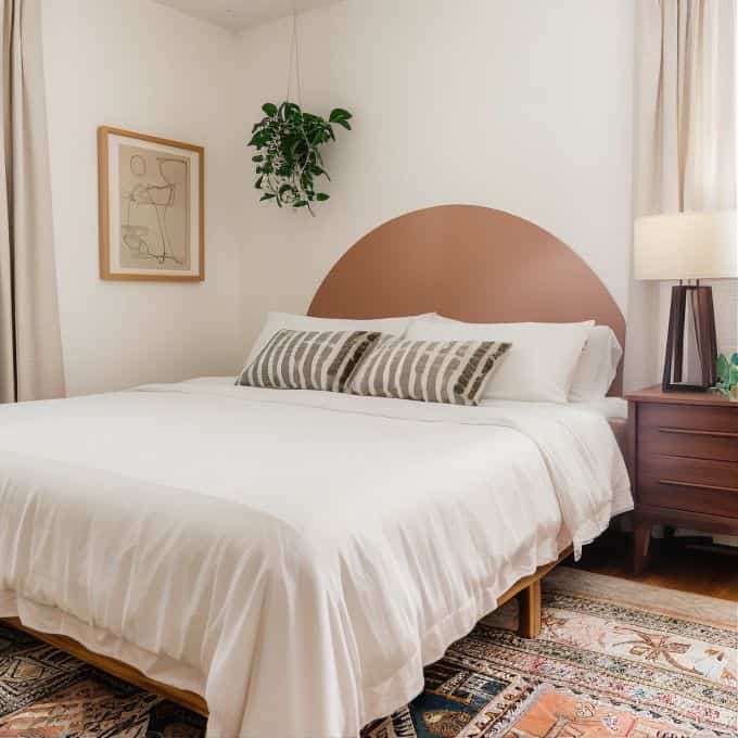 Keeping it serene and stylish in my simple white bedroom! Clean lines and a calming atmosphere. 🤍🛏️ #MinimalistLiving #BedroomGoals