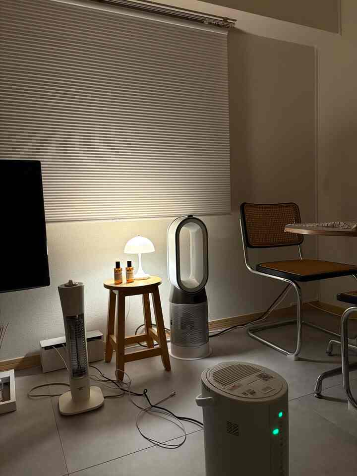 寝る前にボーっとする時間を作るようにしたら、朝の目覚めが少し良くなった。
冬物家電多いなw

#ミッドセンチュリーモダン #冬物家電　#暖房 