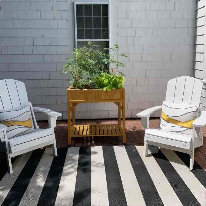 Soaking up the sun in style with my white patio chairs! Perfect for relaxing on warm days. ☀️🤍 #PatioVibes #OutdoorLiving