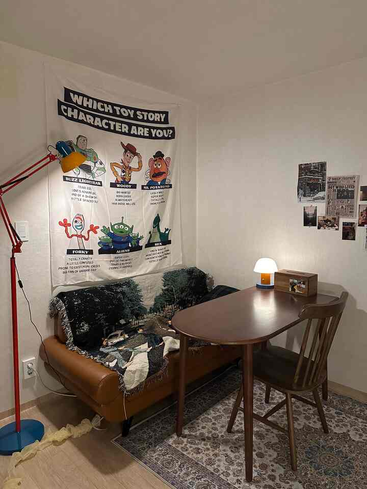 THE BEATLES アートブランケット タッセル付きを使ったコーディネート 3