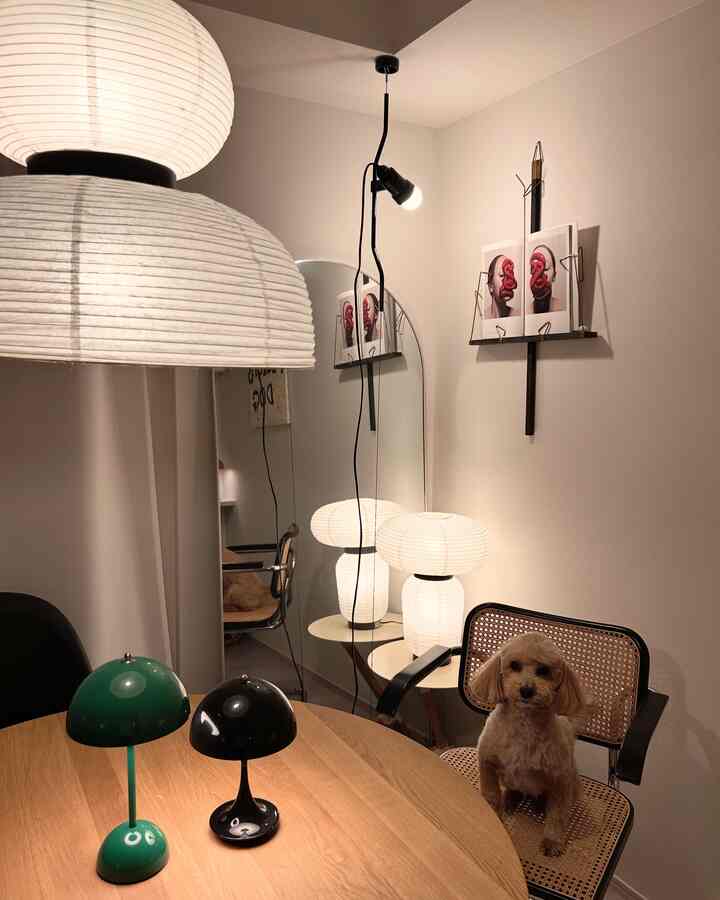 いつもの席でパシャリ☻

#andtradition #flos #louispoulsen #cescaarmchair