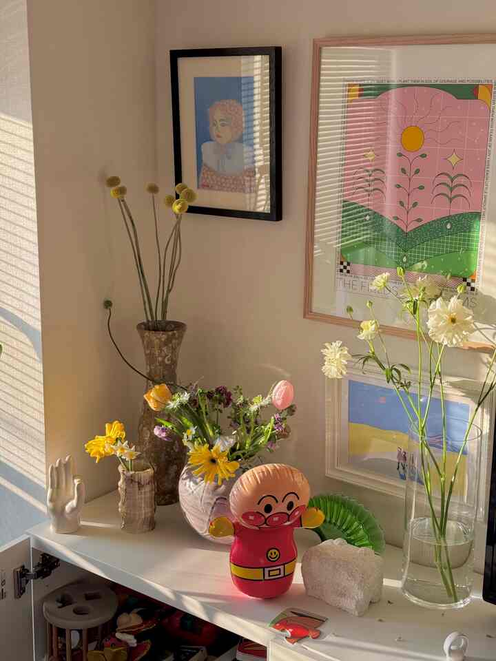 花の中にいるアンパンマン🍞
#アンパンマン