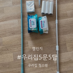 #우리집5문5답 #우리집청소템 
1. 돌돌이막대 + 사선 컷팅형
사선 컷팅 돌돌이거 제거하기 
가장 편해서 잘 사용하고 있어요
고양이와 함께 사는 집이라 돌돌이 필수예요. 
2. 정전기포 
날라다니다 바닥에 앉은 냥이 털과 먼지들 
정전기로 제거 하기 좋아서 수시로 사용하고 있어요. 
저녁에도 청소기 소음 없이 사용하기 좋아요. 
3. 다이소 에탄올 청소포 
바닥 물걸레질 걸레 세탁 필요 없어서 청소포로 사용해요 
주방 바닥에 기름때도 에탄올 성분이 있어 잘 닦인답니다. 
4. 다이소 에탄올 물티슈 
테이블이나 주방 렌지, 타일등 손때 기름때 제거에 
간편해서 완전 필수템 이예요 
#청소템 #청소용품 #청소도구 #물걸레 #정전기청소포 #먼지제거 
