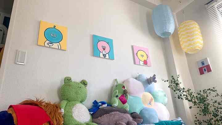 Actually, there are a lot of stuffed animals.
#ColorfulInterior #カラフル #ぬいぐるみ #リーンロゼ