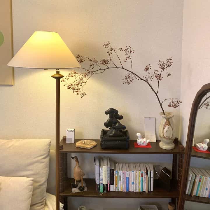 うちのヴィンテージコーナー🪶
フロアランプと花瓶や姿見はリサイクルショップで掘り出したものでとても質がよくて長く使えます✨️
#ヴィンテージ #フロアライト #ヴィンテージライト #姿見 #鏡 #IKEA #MoMA