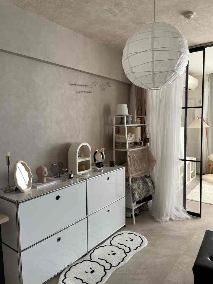 New kids room 🖤
Modular furniture is the best!

Large capacity & stylish 🥹🩶 #MarketB #モジュール家具
#Apartment interior #kidsroom