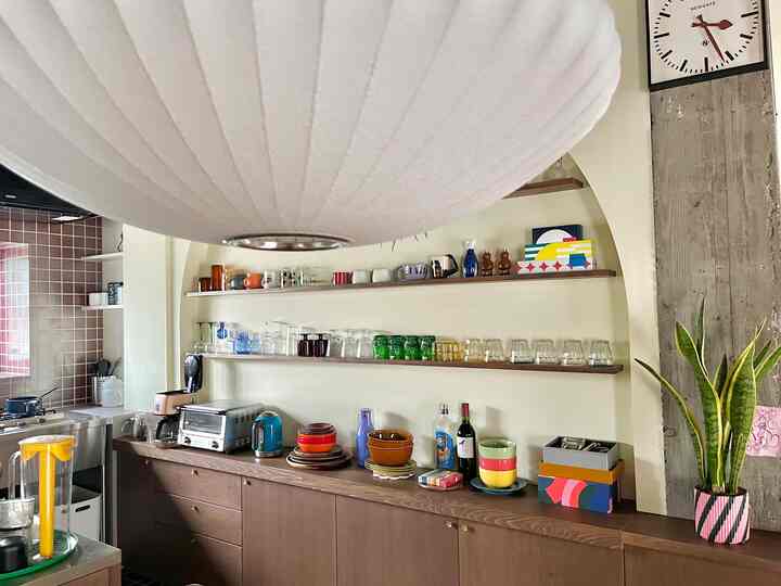 #キッチン #キッチン家具 #キッチン小物 #キッチン飾り #キッチン照明 #キッチン収納 #キッチン雑貨 #キッチンインテリア #リノベーション #一戸建て #一戸建てリノベ #カラフル #カラフルなインテリア #ミッドセンチュリー #食器 #食器棚 #グラス 
