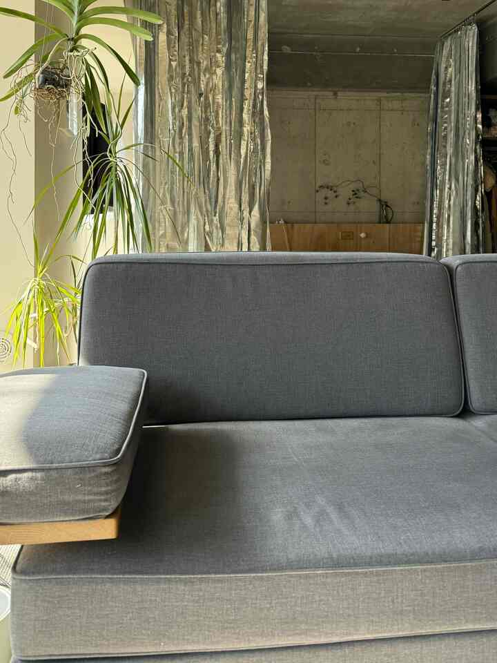 ソファ越しの景色🛋️


#マンションリノベーション
#リビング
#造作カーテン
#植物のある暮らし