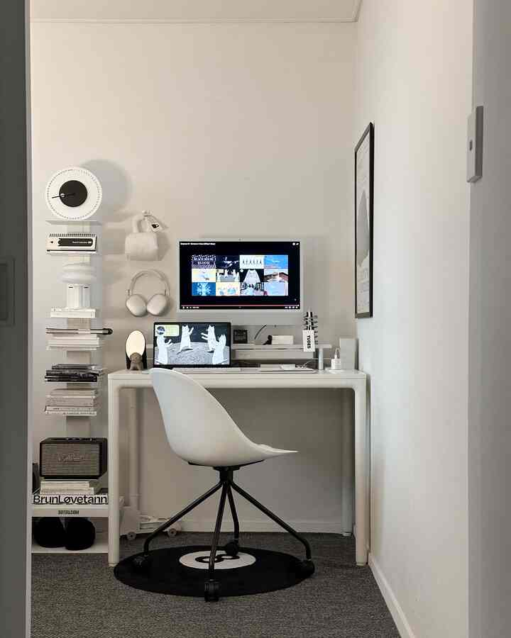 シングル モニター台［2色］を使ったコーディネート 2