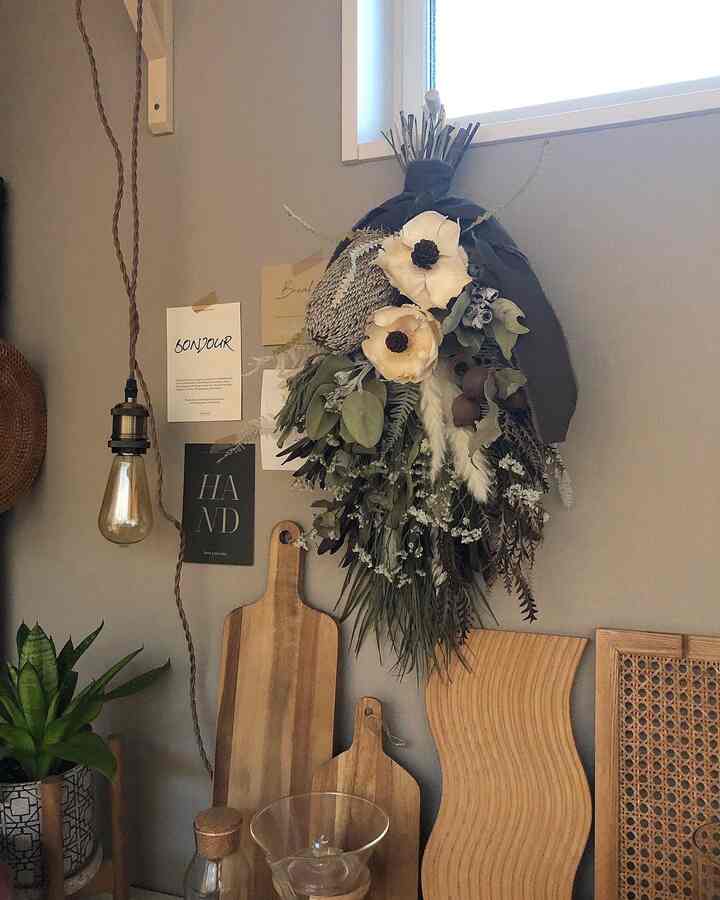 Back of the kitchen 🥨
#kitchen #ドライフラワー #スワッグ