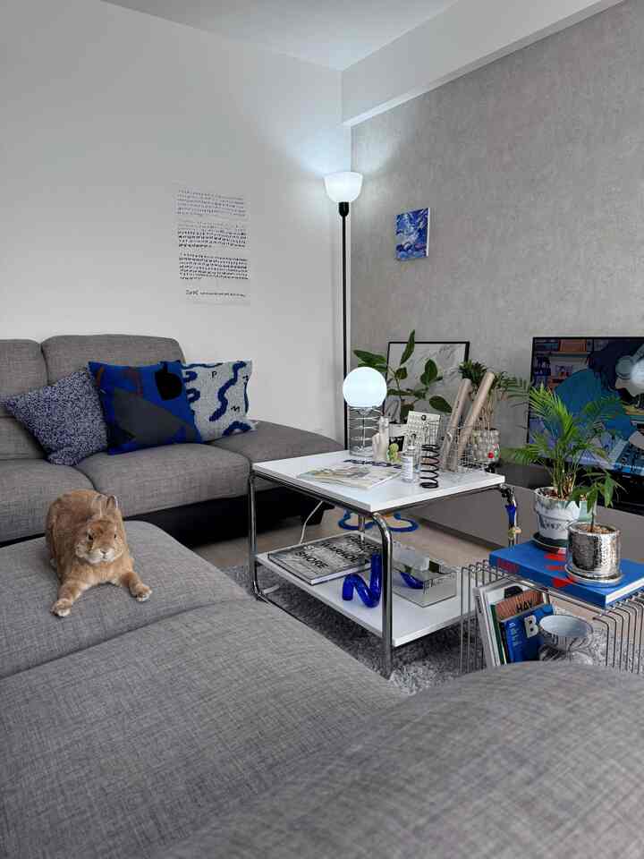 うさぎのリルだよ🐰

#リビング
#リビングインテリア
#ミッドセンチュリー
#ミッドセンチュリーモダン 
#うさぎ
#うさぎのいる暮らし