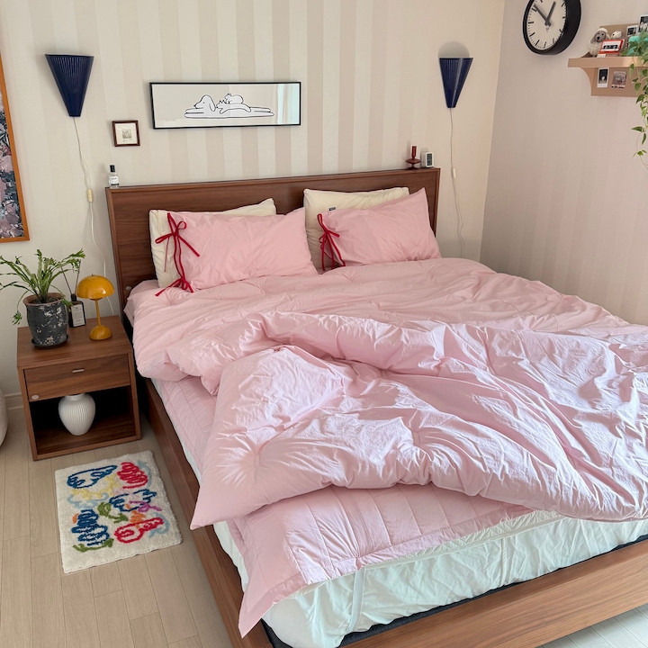 Dreamy Ribbon-Tie Comforter Set user photo
