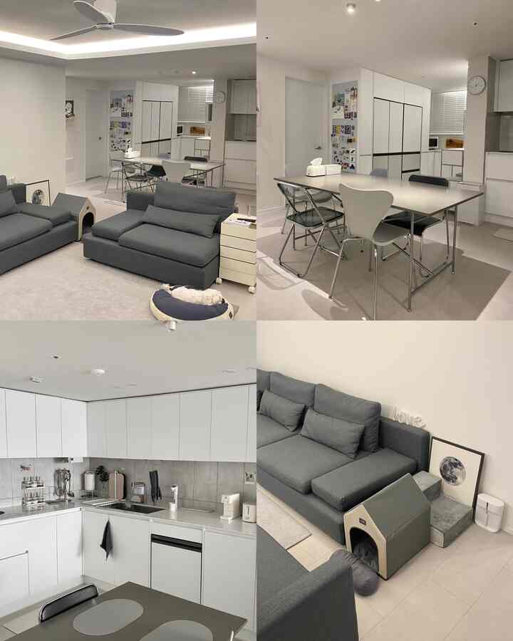 
Grey Grey Grey  #그레이톤인테리어 #화이트 #거실인테리어 #주방인테리어 #그레이소파 #그레이주방 #grey #주방인테리어 #무채색 #모노톤