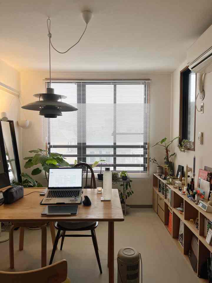 在宅勤務の日☔️ 

#一人暮らし #一人暮らし部屋 
#IKEA #無印良品 #アクタス 