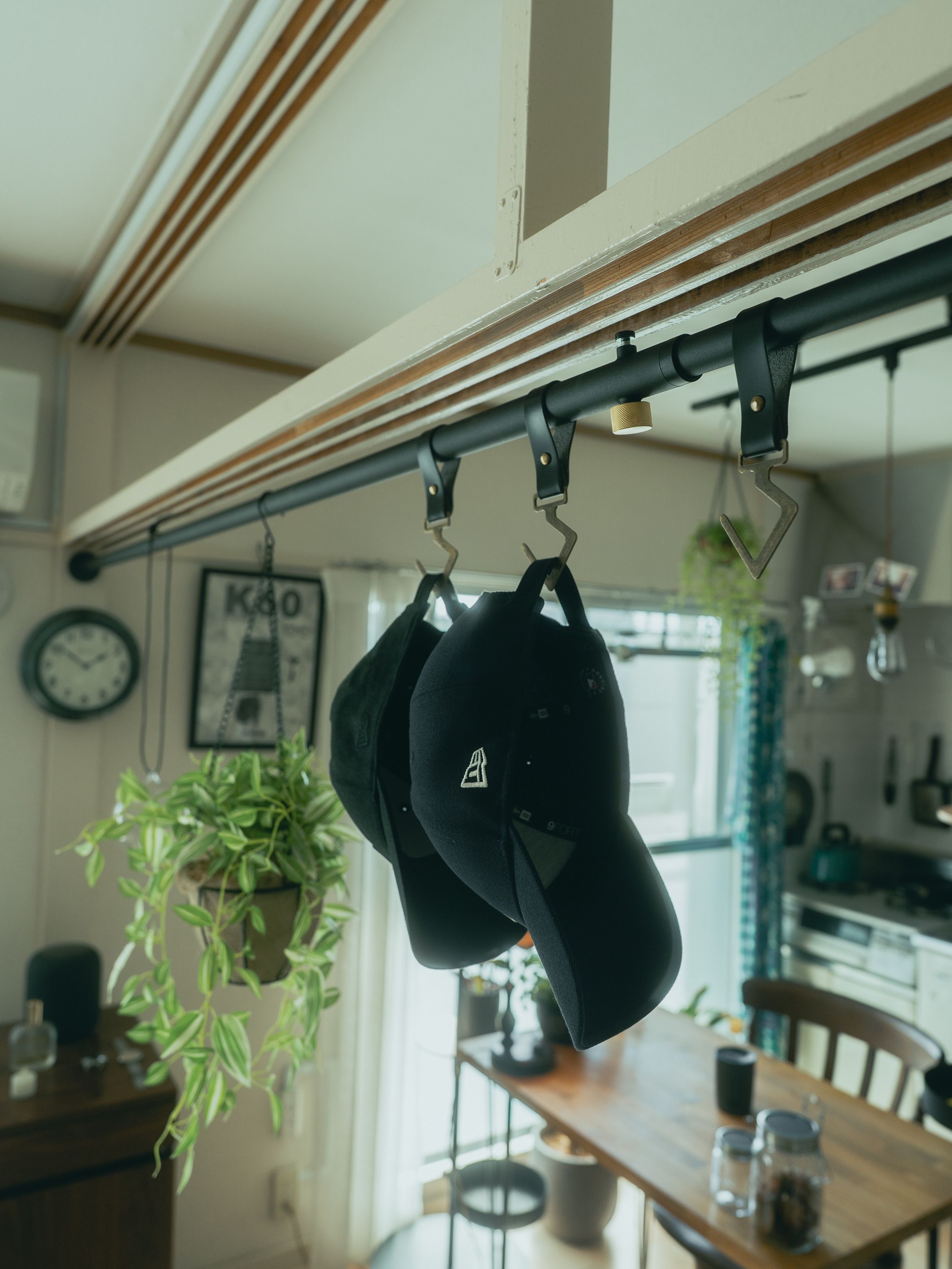 DRAW A LINE Tension Rod Pro Black 200～300cm 縦・横取付 D-P-BK