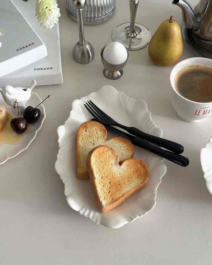 デザート カトラリー スプーン＆フォーク＆ナイフ ブラック 3点セットを使ったコーディネート 3