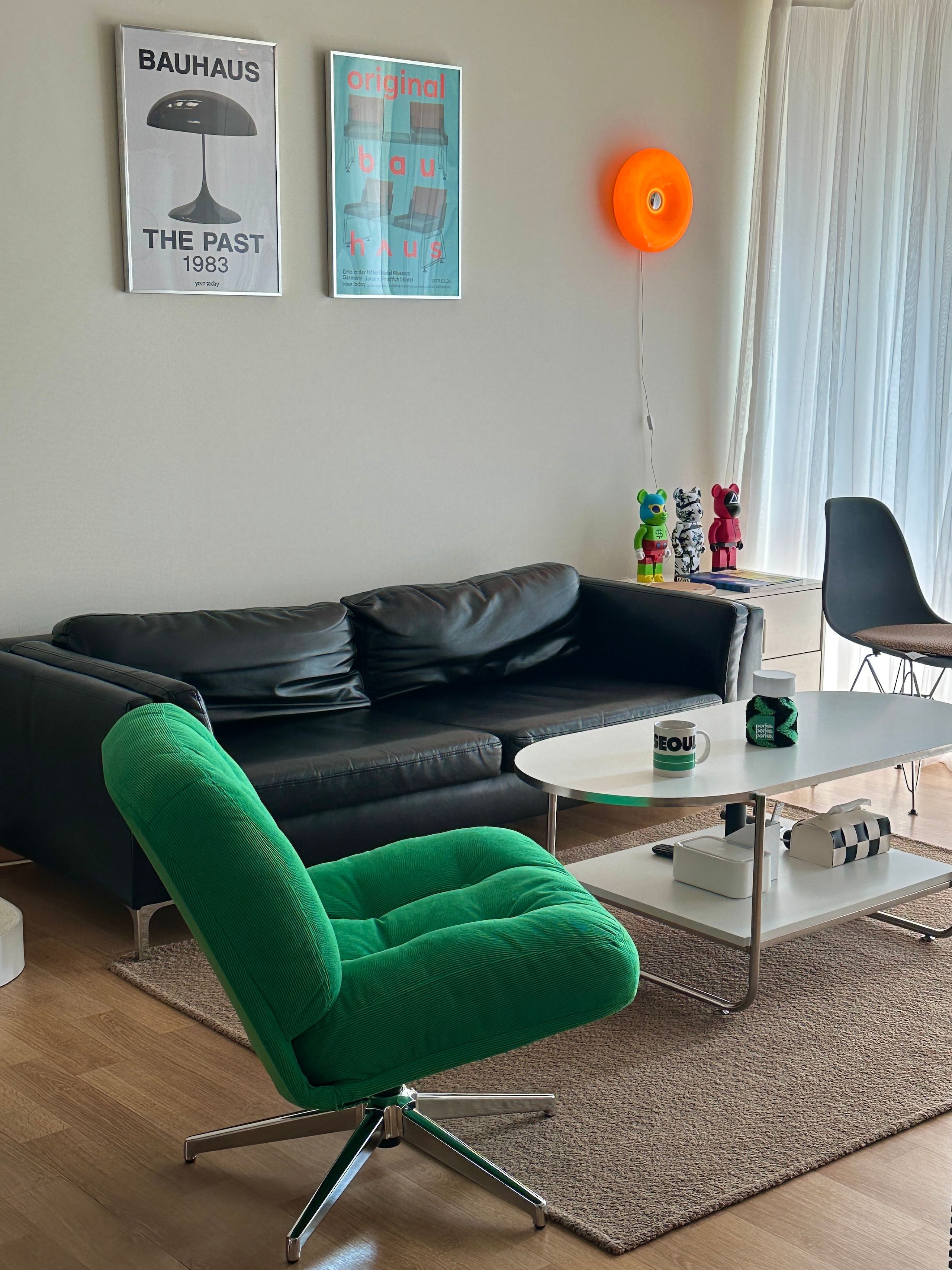 Chairfactory CAPER 1人掛け ソファ 回転式［6色］ イエロー グリーン