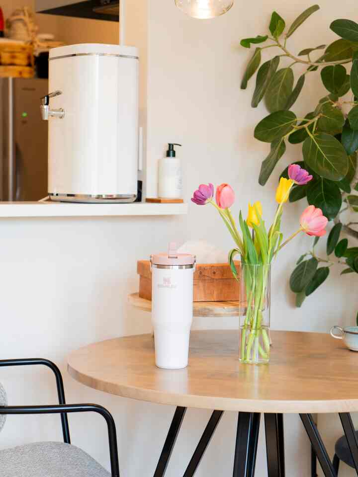 春ですね〜🤍
最近かった水筒、STANLEYかわい😊
#stanley #リビングルーム