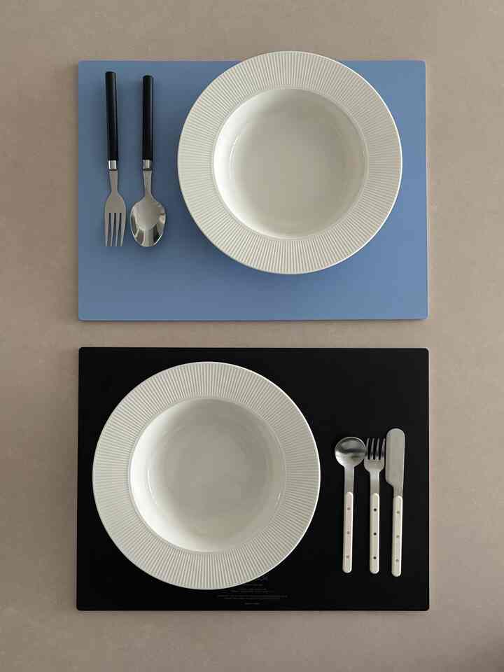 シラカバ ランチョンマット 2枚セット［3色］を使ったコーディネート 1