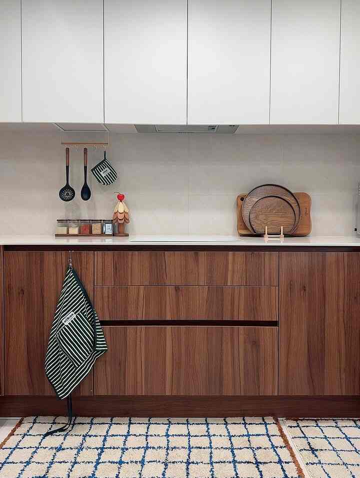 Vivid Stripe Terry エプロン［5色］を使ったコーディネート 2