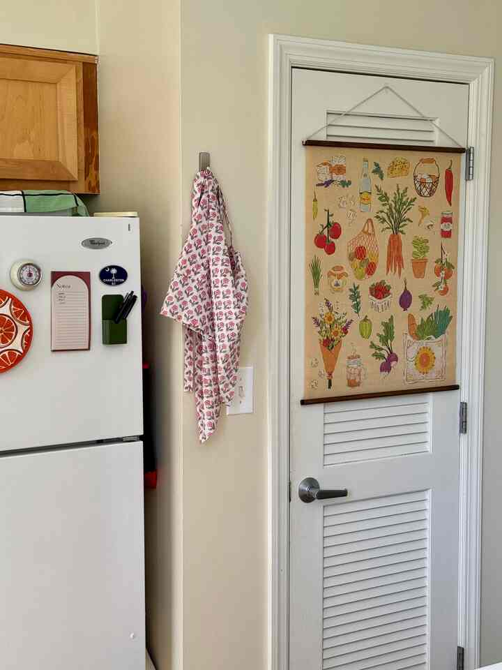 new kitchen art banner 🍅🥦🫑🥕

#kitchen #kitcheninterior #kitchenwall #walldecor #wallbanner 