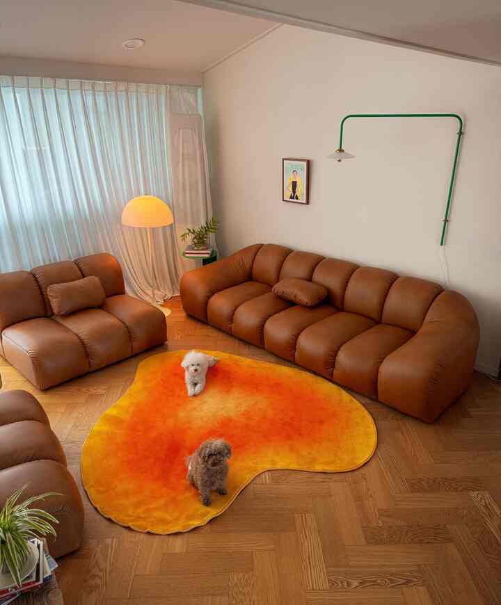 ＃私たちの家フォトゾーン
姉が薄いラグが必要だからラグ倉庫を裏返し
2つのラグを手に入れ、その間にセイトシェハートが見えます…ええ、今春はあなたです！ 🧡

おかげでリビングの水モップ清掃まで一回回してラグ敷いた
カラーでデザインがすごいです。



#インテリア#ワンルームインテリア 