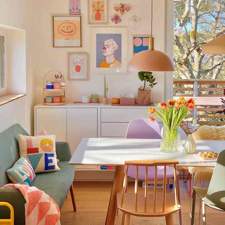 An artful blend of form and feeling — soft lines, curated wall art, and a color story that balances warmth and whimsy.
Credit : @everyve

#InteriorInspo #ColorLovers #SunlitSpaces #JoyfulDesign