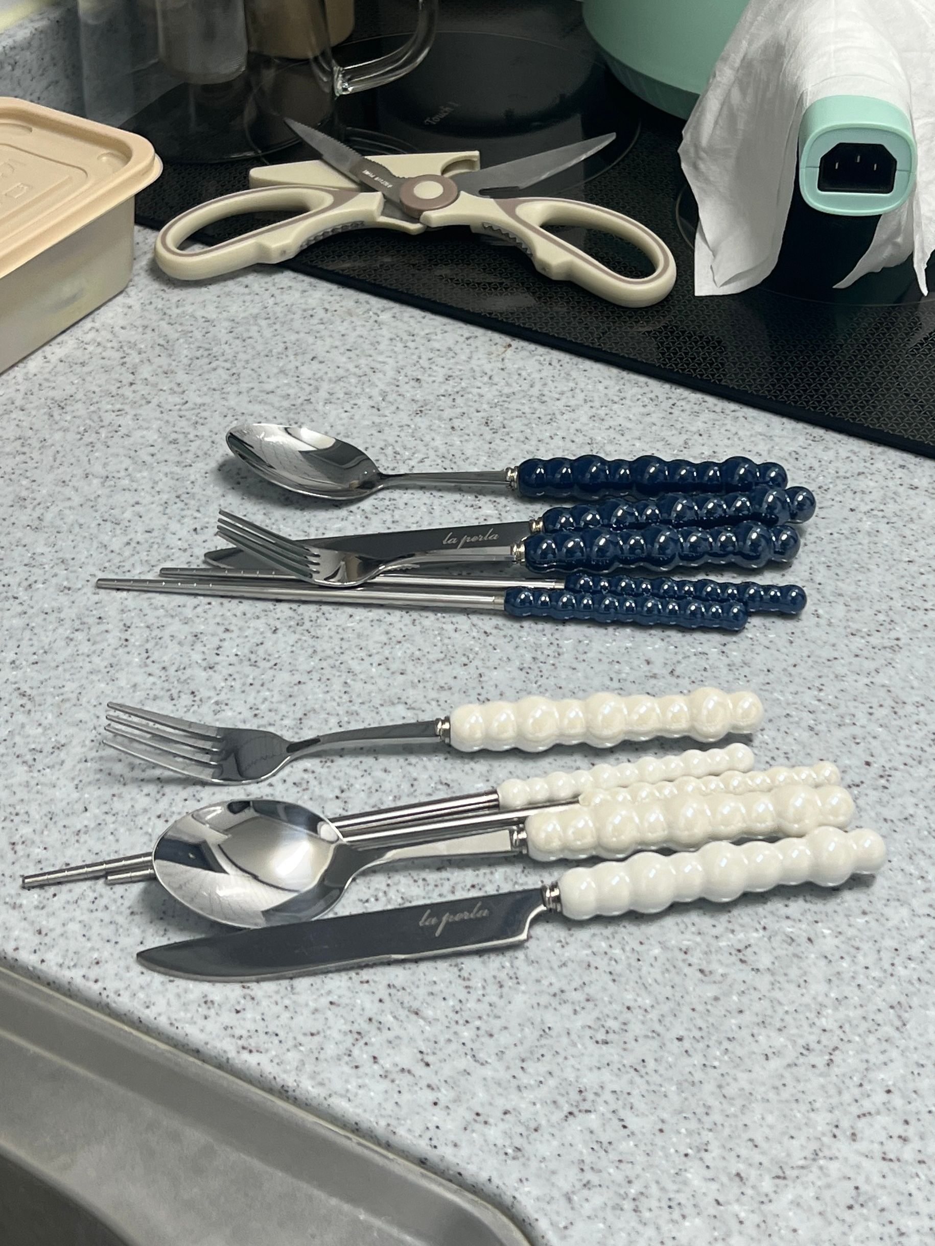 Bead Handle Cutlery 4-Piece Dinner Set user photo