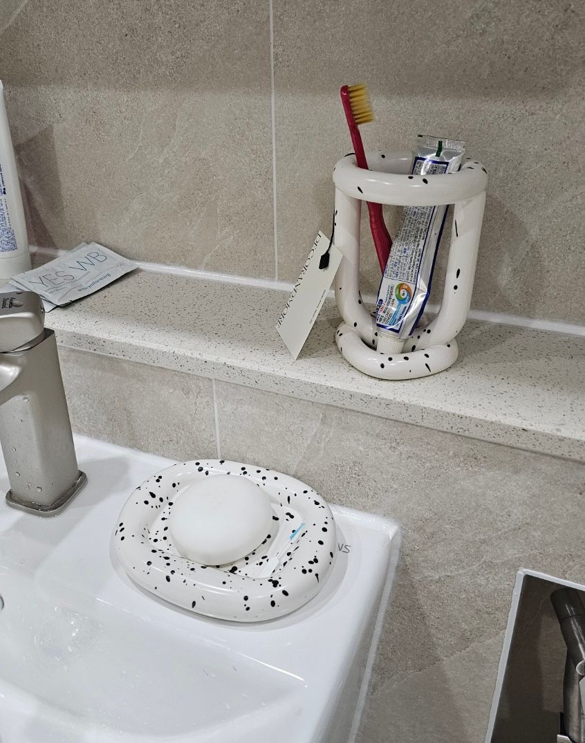 Coconut Gift Set – Toothbrush Holder & Soap Tray user photo