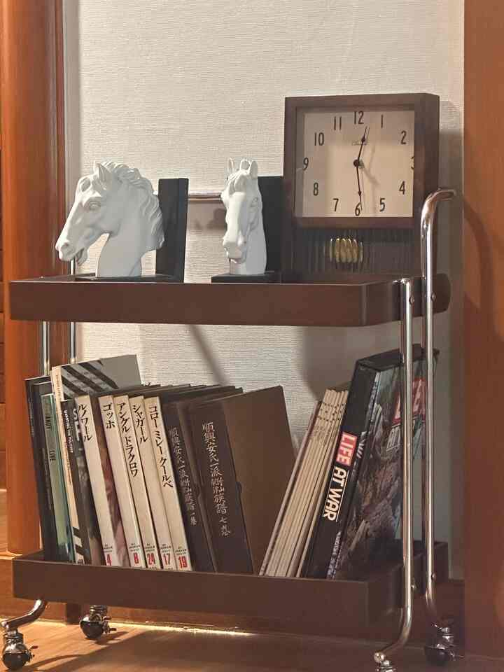 Tagged posts featuring Antique Wood Trolley with Glass Rack 3