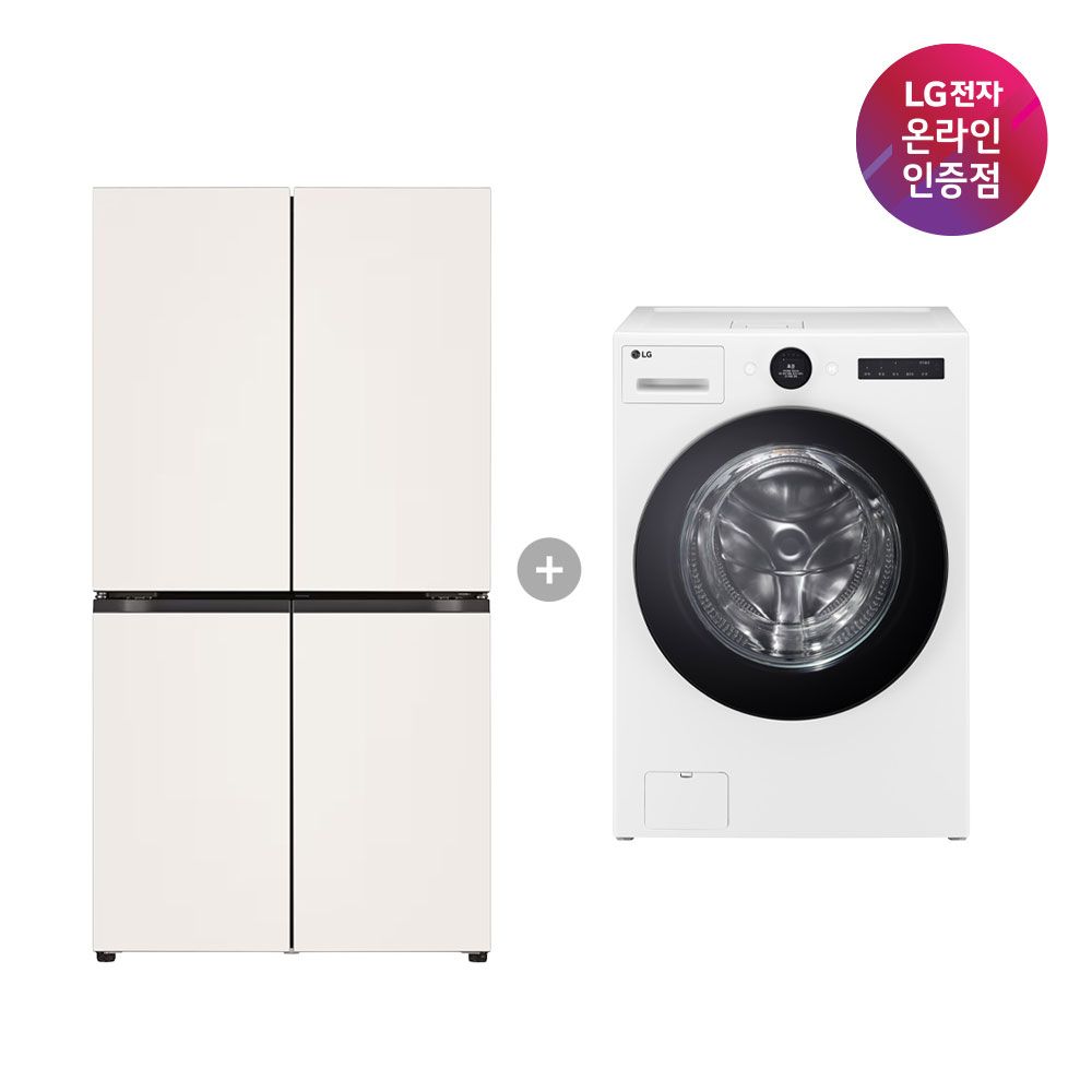 LG전자 LG 오브제컬렉션 냉장고+워시콤보 (T876MEE111+FH25WA)