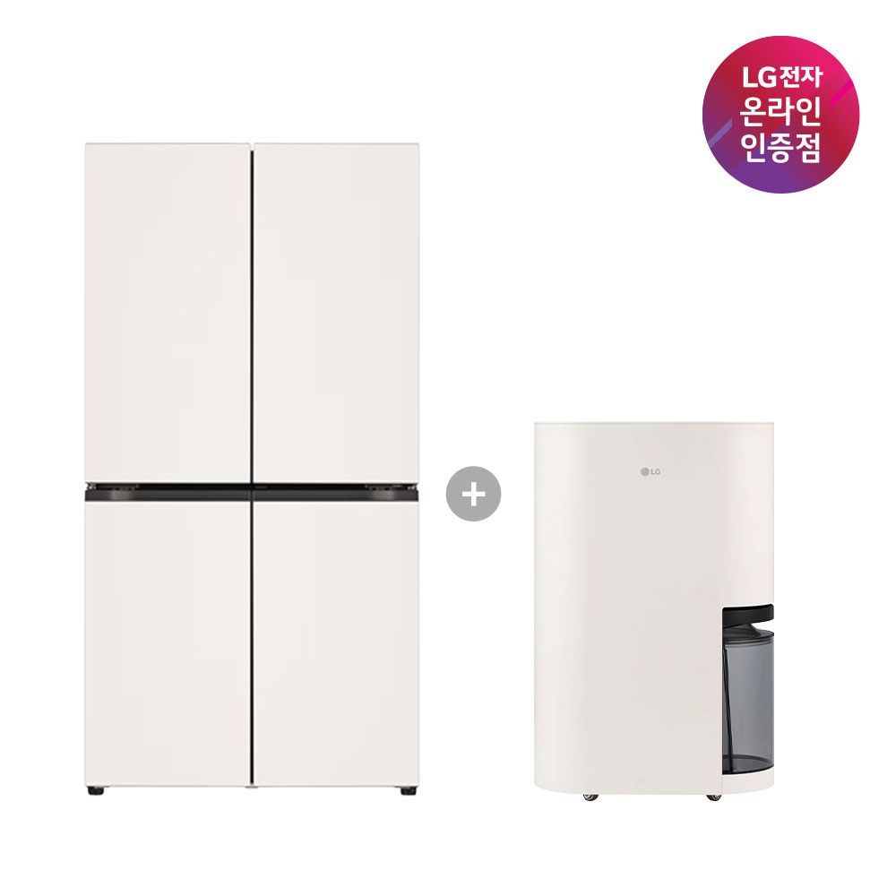 LG전자 LG 디오스 냉장고 + LG 휘센 제습기 (T875MEE111 + DQ214MEGA)