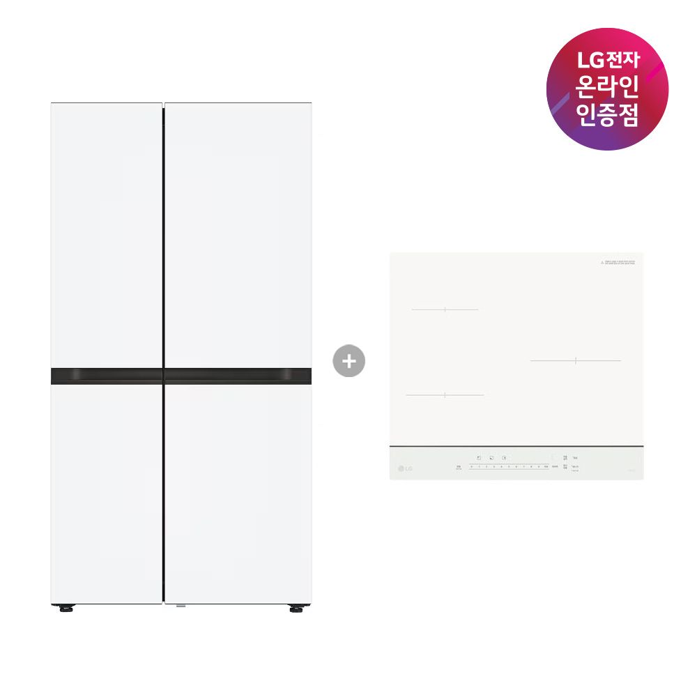 LG전자 LG 디오스 냉장고(양문형)+LG 디오스 인덕션(S836MQQ012+BEI3QKHLOE)