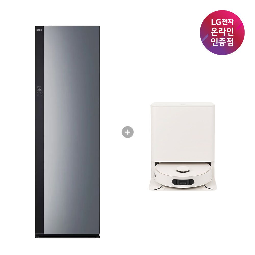LG전자 LG 스타일러 + LG 코드제로 로보킹 올인원 (SC5GMR52 + B95AWBH)